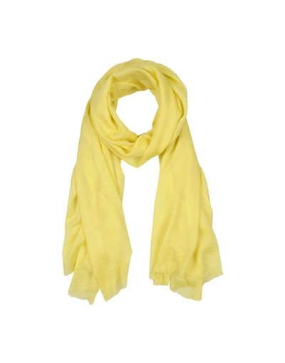 Shop Alberta Ferretti Scarves In Light Yellow