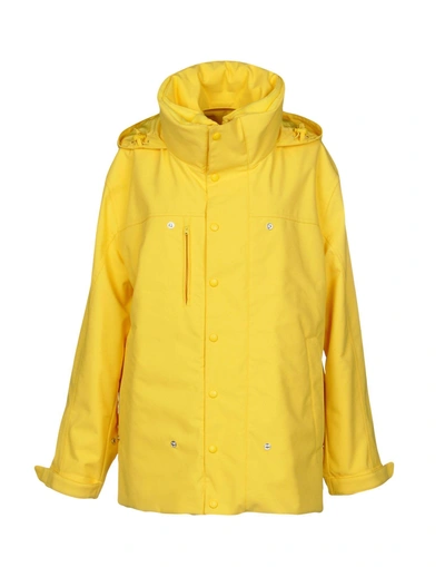 Shop Vetements Jacket In Yellow