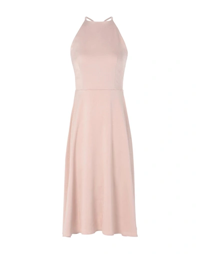 Shop Adorée Knee-length Dress In Pale Pink