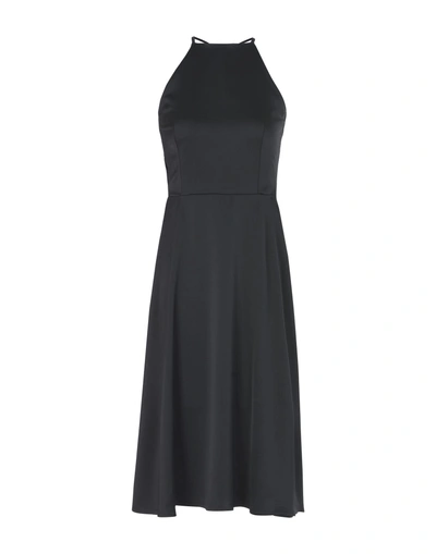 Shop Adorée Knielanges Kleid In Black