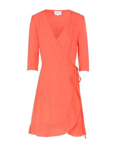 Shop Adorée Knee-length Dress In Orange