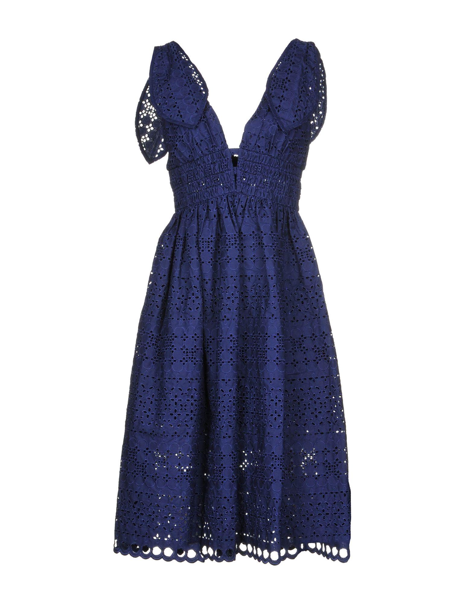 self portrait dark blue dress