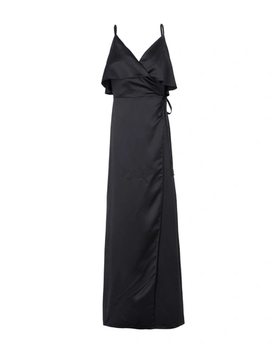 Shop Adorée Long Dress In Black