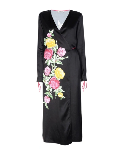 Shop Attico Long Dresses In Black