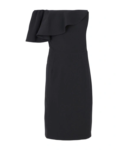 Shop Adorée Short Dress In Black