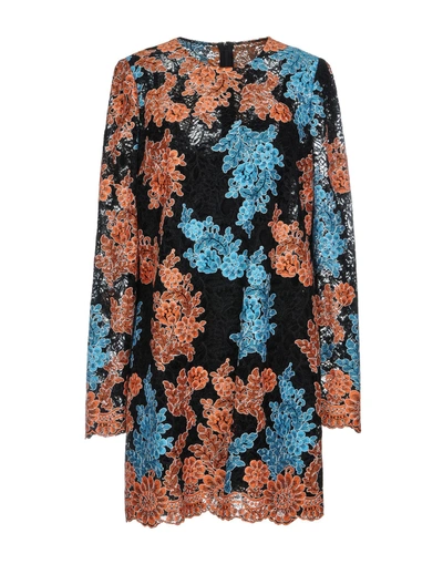 Dolce & Gabbana Short Dresses In Black