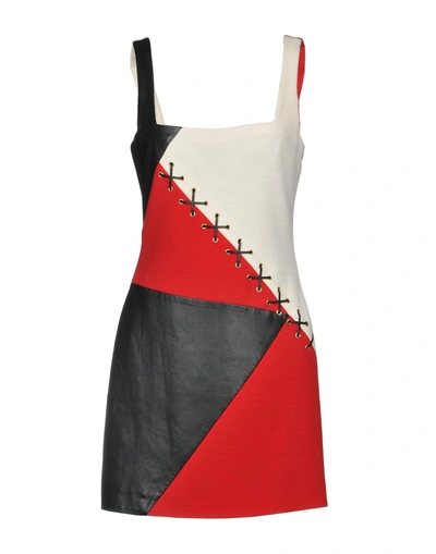 Shop Fausto Puglisi Short Dress In Red