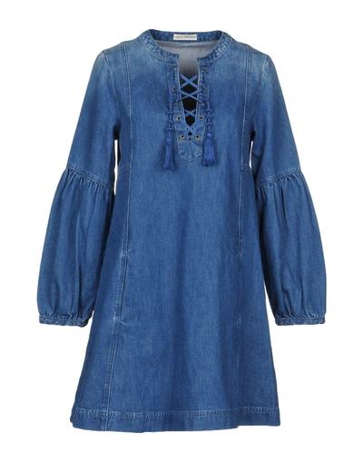Shop Ulla Johnson Denim Dress In Blue