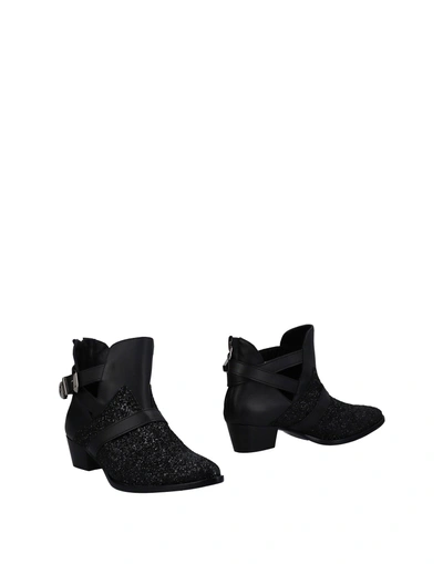 Shop Philipp Plein Ankle Boot In Black