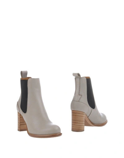 Shop Chloé Ankle Boot In Grey