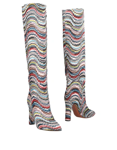 Shop Missoni Boots In Blue