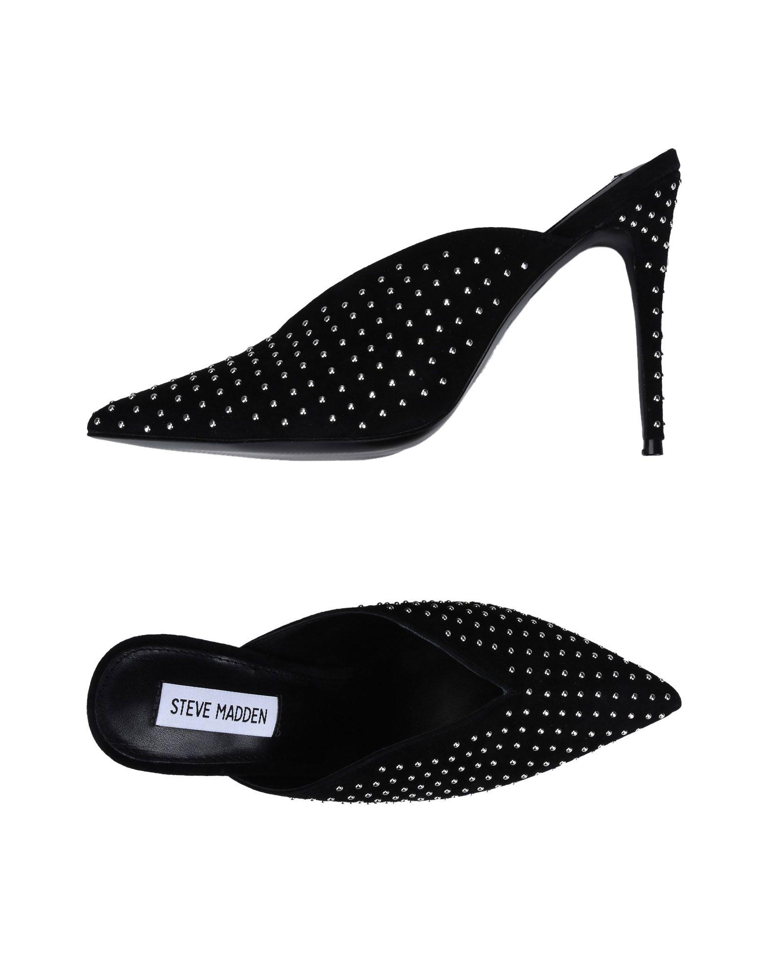 steve madden black mules