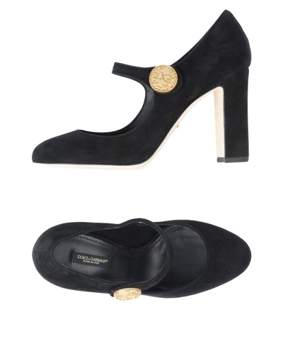 Shop Dolce & Gabbana Woman Pumps Black Size 6 Goat Skin