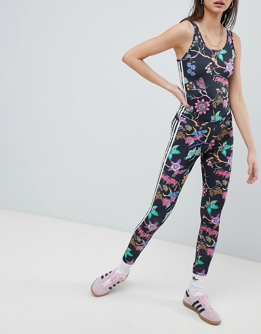 adidas floral print leggings