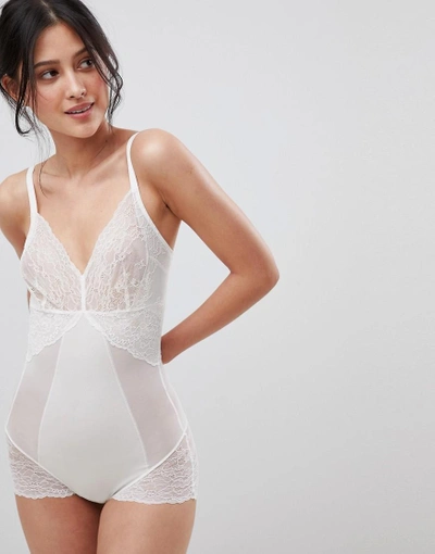 Shop Spanx Spotlight On Lace Bodysuit - White