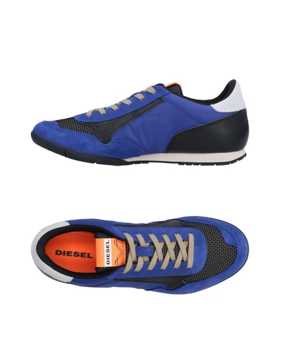 Shop Diesel Sneakers In Blue