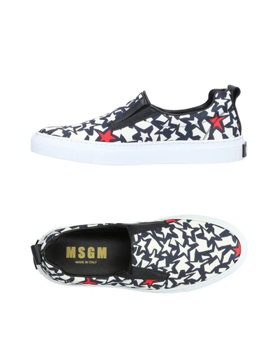 Shop Msgm Trainers In White