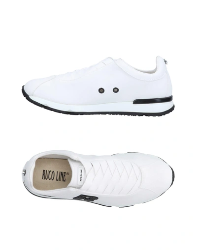 Shop Ruco Line Rucoline Woman Sneakers White Size 6 Textile Fibers