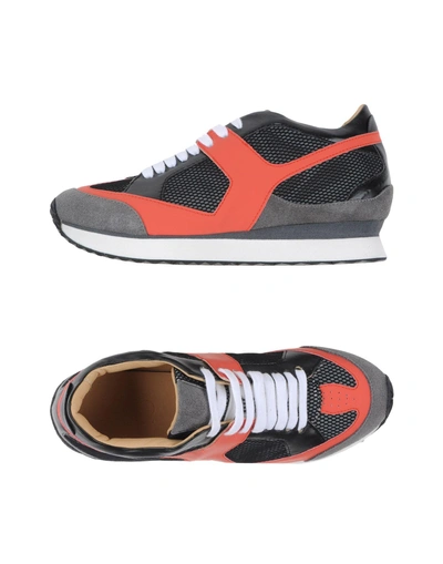 Shop Mm6 Maison Margiela Sneakers In Coral