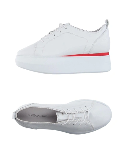 Shop Alberto Guardiani Sneakers In White