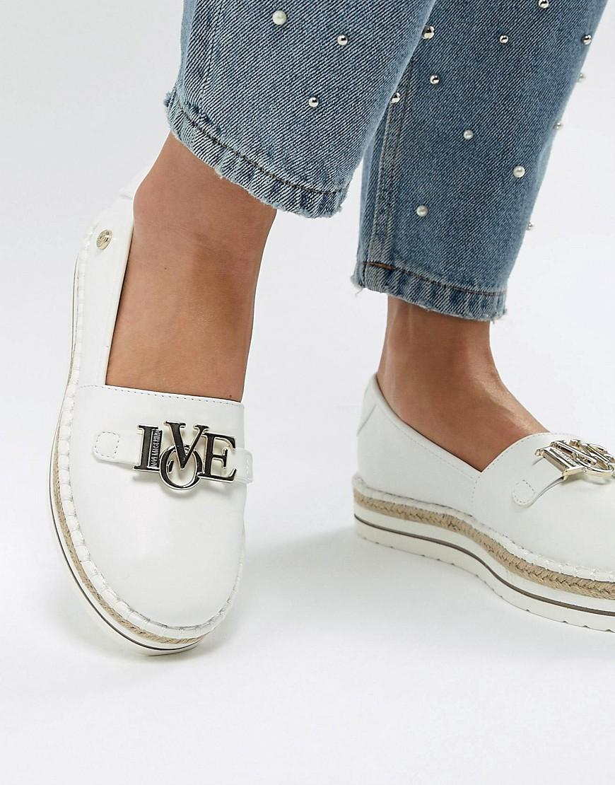 love moschino espadrilles white