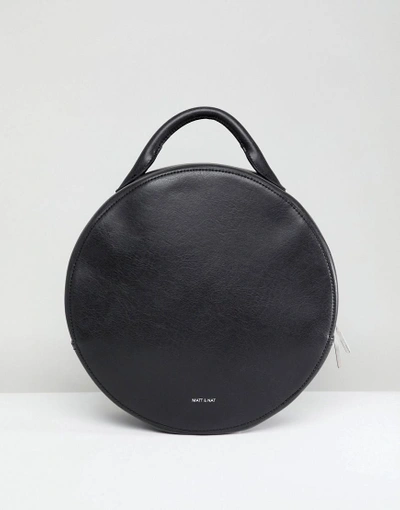 Shop Matt & Nat Kiara Round Backpack With Tote Handle - Black