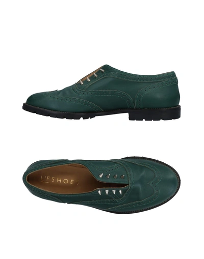 Shop L'f Shoes Loafers In Emerald Green