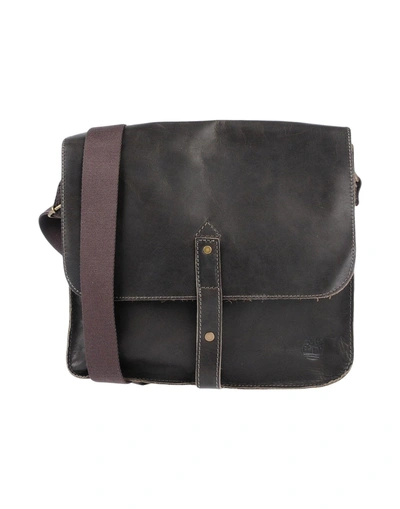 Shop Timberland Cross-body Bags In Dark Brown