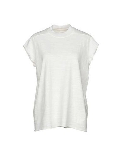 Shop Rick Owens Drkshdw Sweatshirt In White