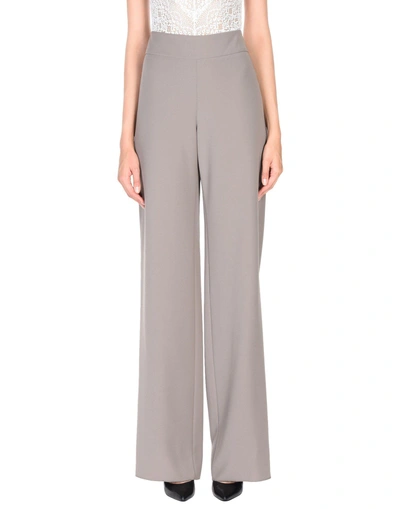 Shop Armani Collezioni Woman Pants Light Grey Size 10 Polyester