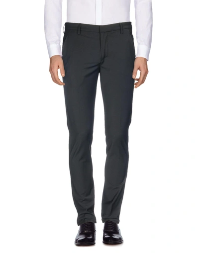 Shop Dondup Man Pants Black Size 29 Polyester, Wool, Elastane