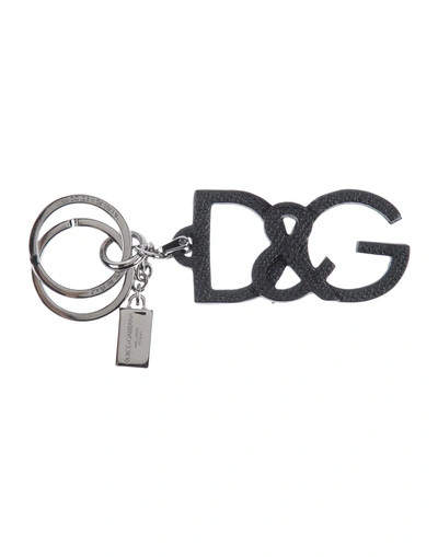 Shop Dolce & Gabbana Key Rings In Black