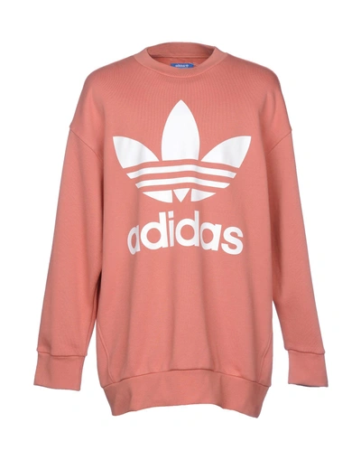 Adidas Originals Sweatshirts In Salmon Pink | ModeSens