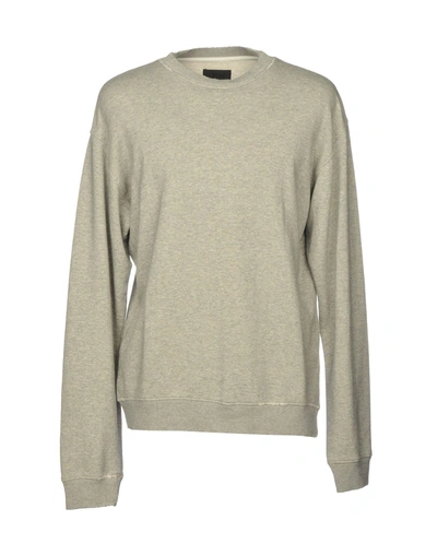 Shop Rta Sweatshirts In Light Grey