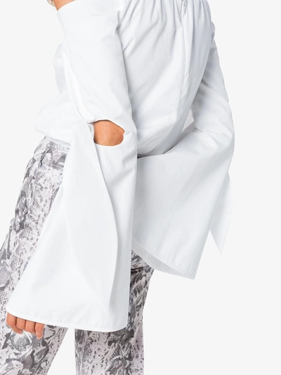 Shop Ellery Lopez Off-the-shoulder-top In White
