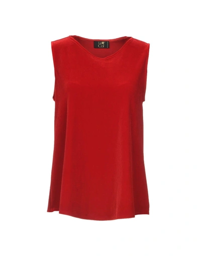 Shop Le Col Top In Red