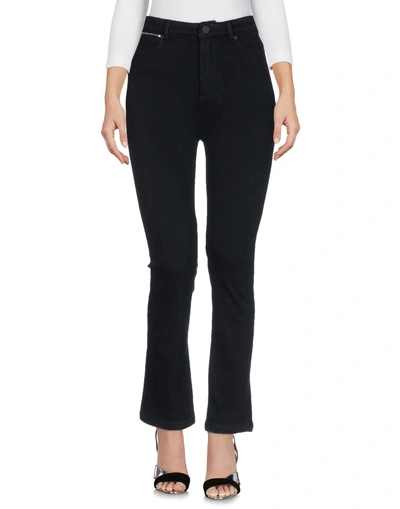 Shop Acynetic Denim Pants In Black