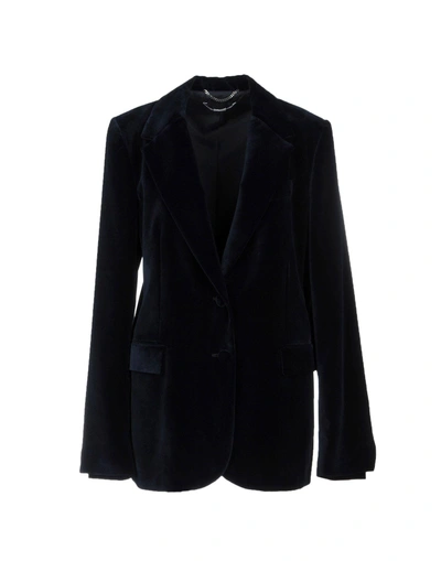 Shop Stella Mccartney Sartorial Jacket In Dark Blue