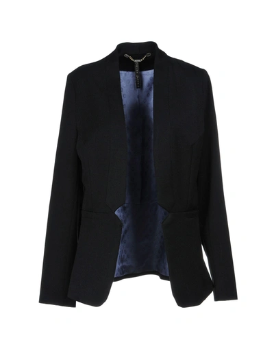 Shop Manila Grace Suit Jackets In Black