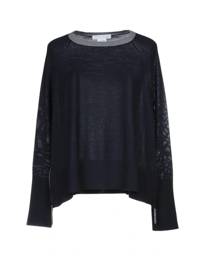Shop Fabiana Filippi Sweater In Dark Blue