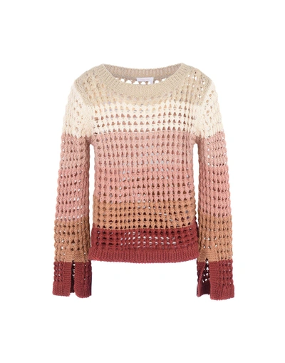 Shop See By Chloé Sweater In Pastel Pink