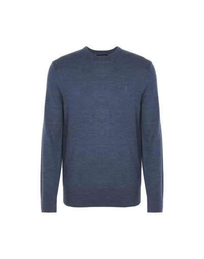 Shop Allsaints Sweater In Blue