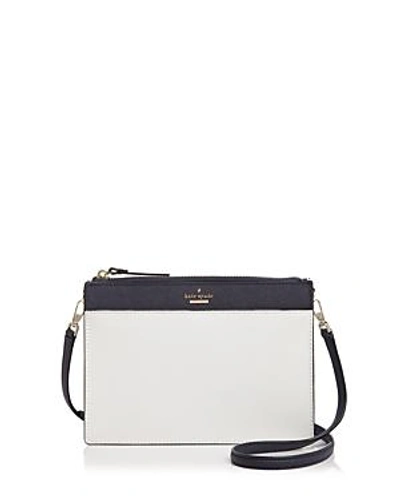 Shop Kate Spade New York Cameron Street Clarise Leather Crossbody In Blue Multi/gold