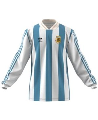 Adidas Originals Adidas Men's Originals Argentina Long-sleeve Replica  Soccer T-shirt In Echwht/sha | ModeSens