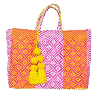 Shop Soi 55 Lolita Beach Bag / Dolce In Orange