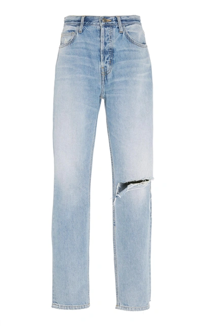 Shop Current Elliott Vintage Cropped Slim Jean In Blue