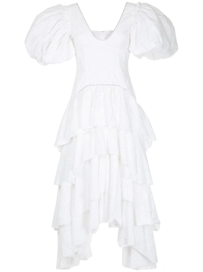 Shop Aje Utopia Dress - White