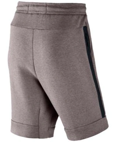 Shop Nike Men's Tech Fleece Shorts In Particle Rose