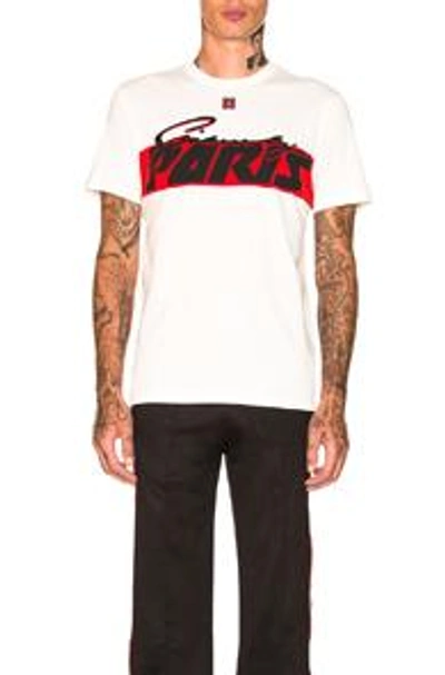 Shop Givenchy Paris Tee In White