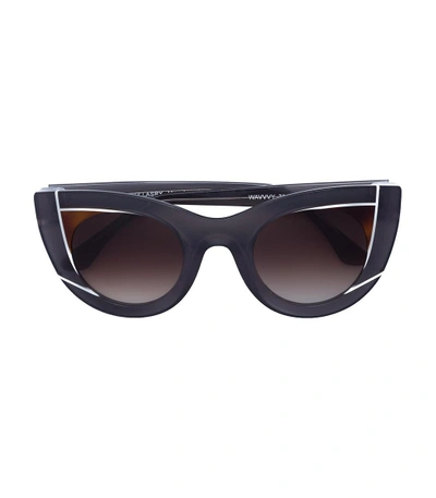 Shop Thierry Lasry Wavvy Sunglasses In Black